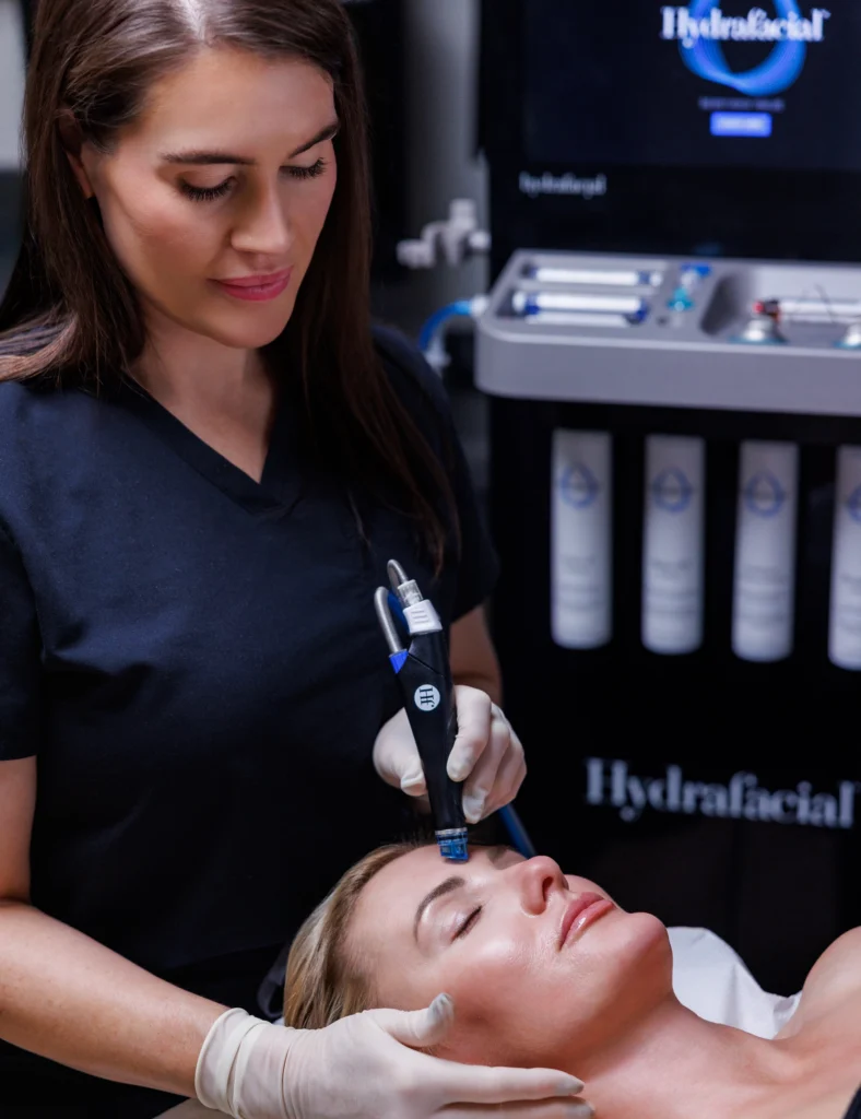 Hydrafacial treatment by Jenna Quebedeaux, LA